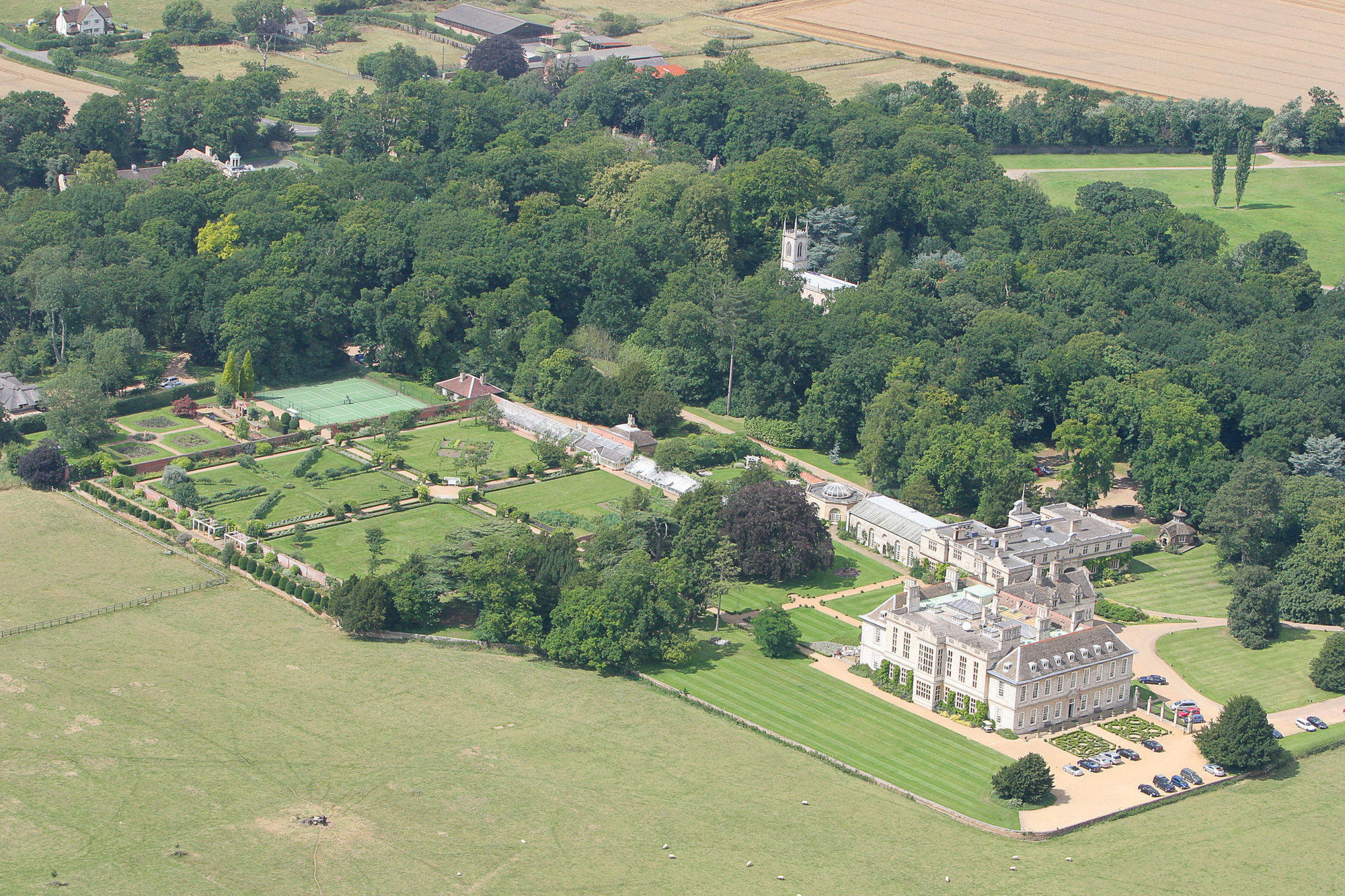 Stapleford Park Hotel & Spa Melton Mowbray Exterior foto